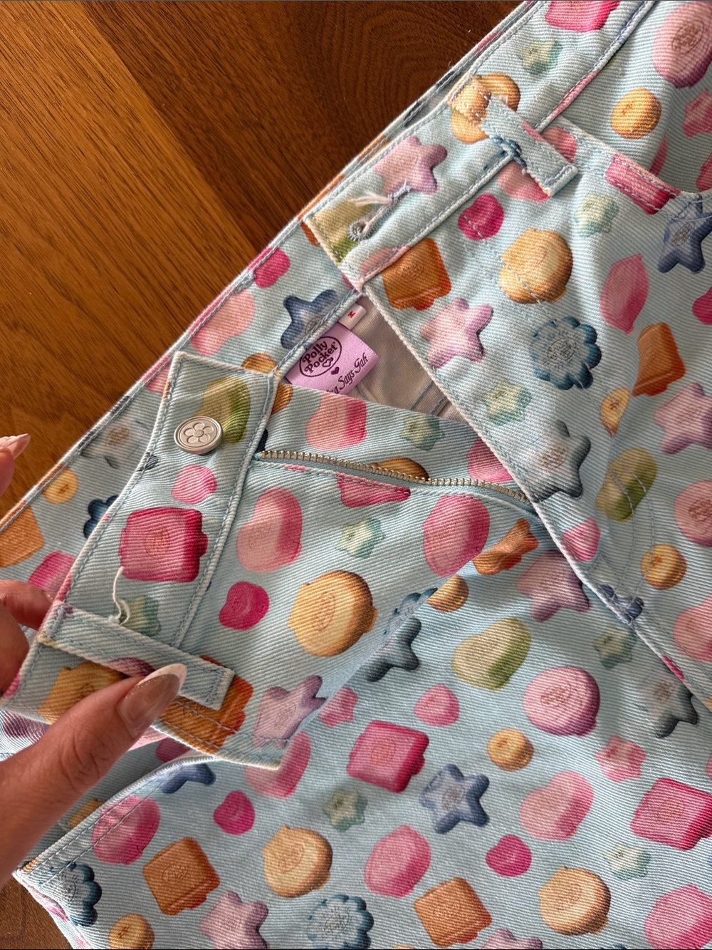 Lisa Says Gah x Polly Pocket Denim skirt - Picture 2 of 4